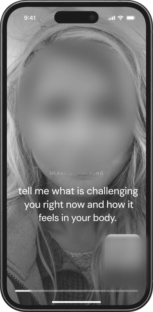 Speaker phase with the prompt about what is challenging right now.