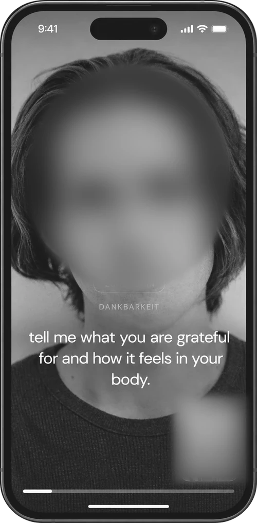 Gratitude prompt: 'tell me what you are grateful for and how it feels in your body.'
